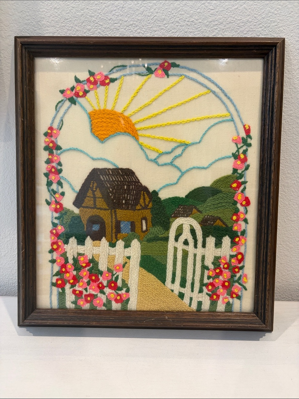 Country Cottage Vintage embroidery by WonderArt